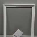 MCS Canvas Float Frames 16x20 Frame, White Frame for Finished Canvases, Vertical & Horizontal Wall Hanging Large Frame with Adhesive for Canvas Paintings (1-Pack)
