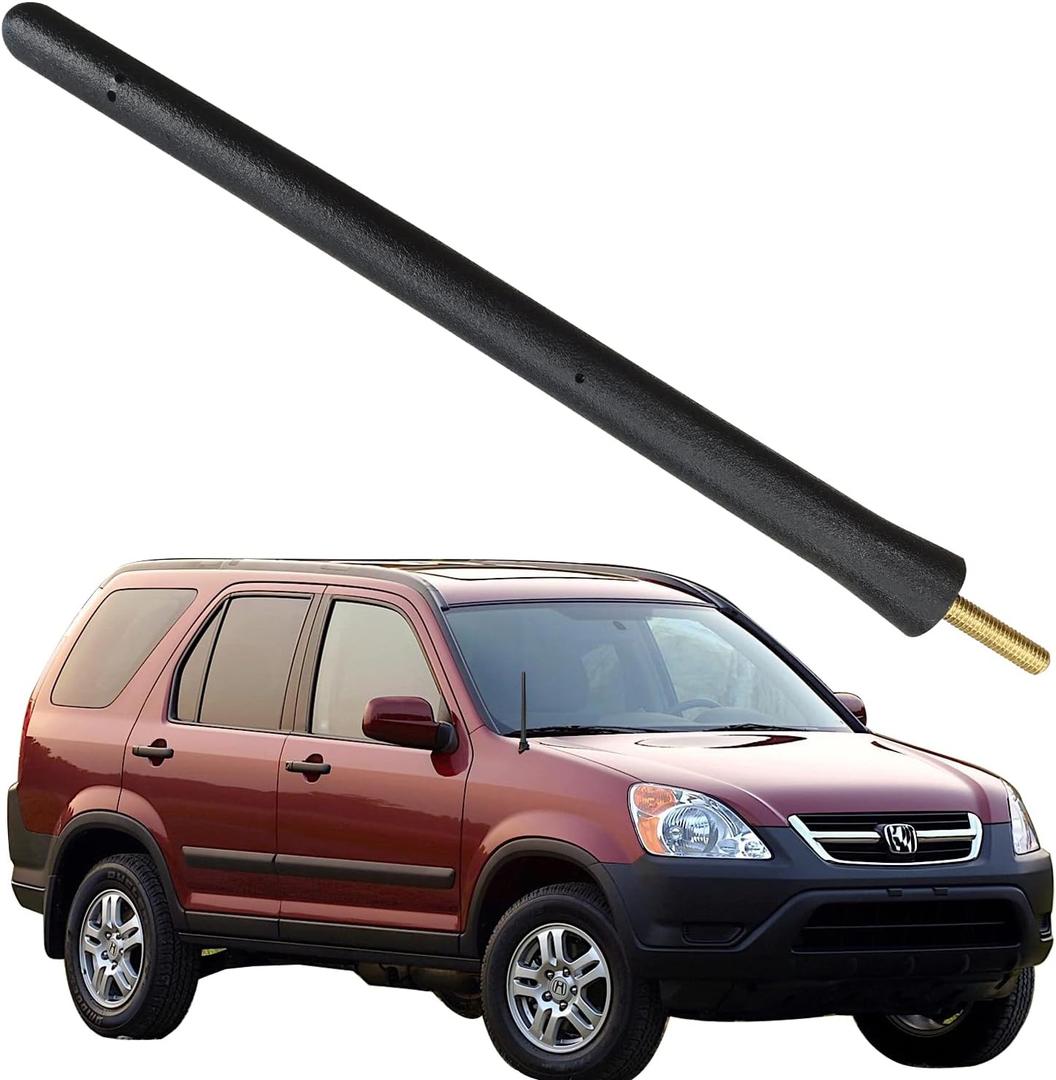 Short Antenna for Honda Odyssey (1995-2004), Honda CR-V (1995-2006) Antenna - 6 3/4 Inch Car Wash Proof, Internal Copper Coil Antenna Mast Replacement