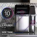 GE Profile Opal 1.0 Nugget Ice Maker| Countertop Pebble Ice Maker | Portable Ice Machine Makes up to 34 lbs of Ice Per Day | Stainless Steel