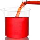 1.7 Oz Transparent Lab Measuring Cup, 50ml Plastic Beaker Cups, for Science Experiment, Liquid Measuring, 36 Pcs