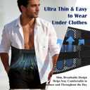 Back Brace for Men and Women, Lower Back Brace for Work and Lifting, Breathable Mesh Back Support Belt with 5 Removable Support Stays, 2 Lumbar Pads, Under Clothes (Medium)