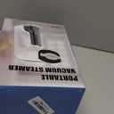 Vacuum Steamer for Clothes, 3200Pa Suction Handheld Clothes Steamer, Dual Mode, LED Display, Portable Travel Steamers for Clothes, Steaming & Ironing 2 In 1, 160ml Water Tank (for 110-120V) - White