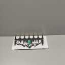 Wall Mounted Mountain Key & Mail Holder with Shelf | Metal Key Organizer with 2 in 1 Key Hooks for Entryway, Hallway, Office