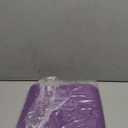 Bed Skirt Queen Size Ruffled Bed Skirt with Split Corners, 12 Inch Drop Dust Ruffle Bed Skirts with Platform, Grape