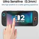 amFilm Auto-Alignment OneTouch for Nintendo Switch 2 Screen Protector [7.9''] 2025 Tempered Glass, Accessories, 30 seconds Installation, Bubble Free, Scratch Resistant, Touch Sensitive, Transparent [2 Pack]