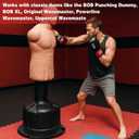 Bag Ring Mat & Bumper Kit 28.5" Punching Bag Mat Stabilize Freestanding Heavy Bags from Moving or Tipping Keeps Punching Bags Boxing Dummy with Stands Stable