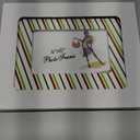 Party Greeting Christmas Picture Frame 4x6 Christmas Ceramic Photo Frame Decorations Holiday Christmas Xmas Gifts Vertically or Horizontally Suitable for Desktop Use (Red, Green and White)