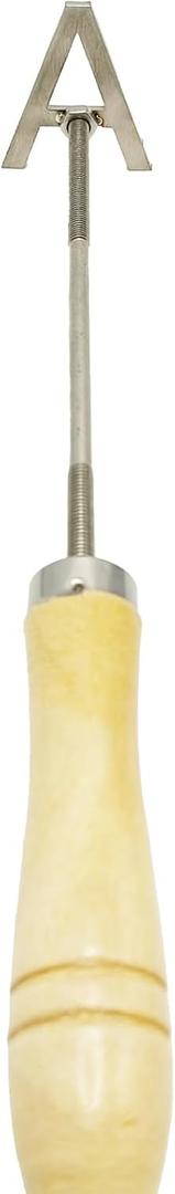 KEESOON-Branding Iron for Wood Create Personalized Masterpieces with Our 2" Stainless Steel Branding Iron - Create Unique Designs (A)