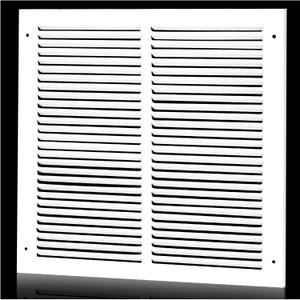 14 x 14 Inch Duct Opening Return Air Vent Cover for Wall or Ceiling, Return Air Grille HVAC AC Wall Air Return Vent Cover HVAC Cold Air Grill Without Filter Housing,Outer Dimension:15.75"WX15.75"