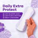 Always Anti-Bunch Xtra Protection, Panty Liners for Women, Light Absorbency, Extra Long Length, Leakguard + Rapiddry, Unsented, 92 Count