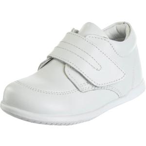 Josmo Baby-Girl's Smart Walking Shoes Nonslip Boys First Step Walker Leather Non-Slip Bottom High top Dress Boots (3.5 Infant)