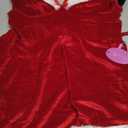 Avidlove Sexy Santa Lingerie for Women Christmas Dress Babydoll Chemise Velvet Costume Outfit Sleepwear (XX-Large, A-xmas Red)