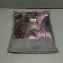 LUVIVIHOME 2PCS Bat Pink Floral Duvet Cover Twin Bedding Sets, Gothic Bedding, Vintage Rustic Farmhouse Dark Moody Victorian Goth Aesthetic Botanical Black Flower Comforter Quilt Cover, 1 Pillow Case