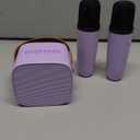 YLL Karaoke Machine for Kids, Portable Mini Speaker with 2 Wireless Microphones, 2026 TOP Kids Gifts for Girls Ages 3, 4, 5, 6, 7, 8, 9, 10, 12 +Years Old, 4-12th Birthday Present Toy Party (Purple)