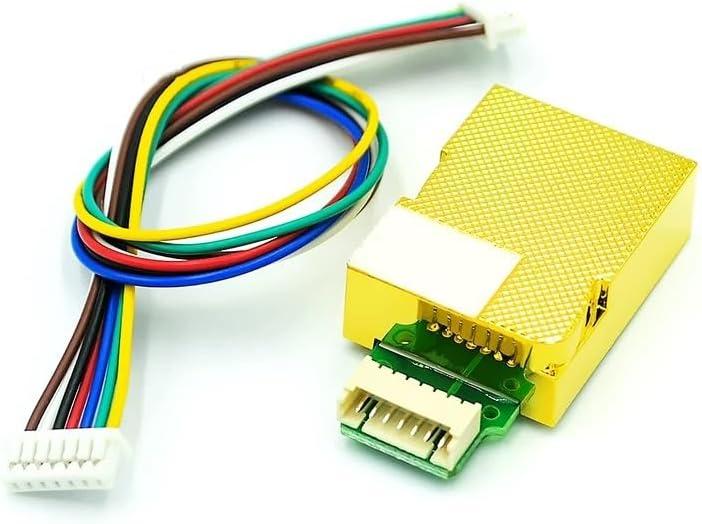 Teyleten Robot 1Pcs MH-Z19C Infrared Carbon Dioxide Monitor Sensor CO2 Detection Sensor Module UART PMW Wave Output 400-5000ppm+Cable