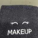 White Classic Bleach Safe Black Makeup Washcloths for Face Cleansing, 6 Pack - Super Soft Luxury Cotton Black Makeup Towels, Highly Absorbent and Quick Dry, All Makeup Remover Cloth | 13 x 13