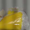 Tatuo 200 Feet Solid Pennant Banners Flags String Triangle Hanging DIY Bunting Flags Party Decorations for Grand Opening Party Banners for Kids Birthday, Shops (Yellow)