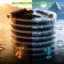 50ft Garden Hose Lightweight Flexible Water Hose, Abrasion Resistant, Kink Free, Durable Sturdy Hoses 2025 Up Graded Thicken Waterhose 700 PSI for Outdoor, RV, Marine, Convenient Storage, 3/4GHT