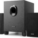 OROW S211 New USB-Powered 2.1 Multimedia Speakers System with Subwoofer,16W Computer Speakers,Strong Bass,3.5mm Audio Inputs,Great for PC/PS4/TV (Wooden)