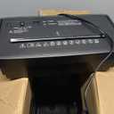 Woolsche Paper Shredder for Home,5 Sheet Desktop Cross Cut with 2.38-Gallon Basket Shredder,P-4 Security Level, 4-Mode Design, Shreds Paper/Credit Card - Durable, with Jam Proof Function for Home, Black