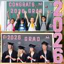JULMELON 2026 Graduation Car Decorations, 22 Pcs Magnetic Graduation Decor Set for Car Parade Party Celebration (Pink)