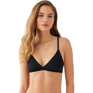 b.tempt'd Womens Spotlight Sleek Unlined Triangle Bralette, 910293 (Small, Night)