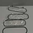 Wall Mounted Wine Rack: Metal Wall Mount Wine Bottle Holder - for Wine Cellar Home Kitchen Bar Decor - 4Pcs