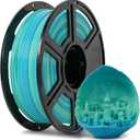 FLASHFORGE PLA Filament 1.75mm +/- 0.02mm Blue to Yellow Gradient, Smooth Color-Changing 3D Printer Filament 1kg (2.2lbs) Spool, 3D Printing Filament Easy to Use and Fits for Most FDM 3D Printers (Blue Yellow Gradient)