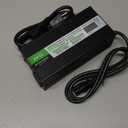 84V 10A Battery Charger Black Aluminum Case Safe and Durable Used for 20S 72V Lithium Battery Smart ChargerWith Charging Display DC Output C13 N+L- Connector