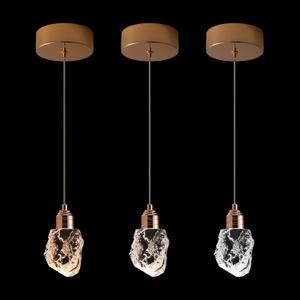 3 Pack Pendant Lights, Crystal Pendant Lights with 3000k,4500k,6000k, Modern Kitchen Island Pendant Lights Ideal Island Lights for Kitchen Island, Bedroom