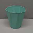 ZXJ Small Trash Can - 1.8 Gallon - Green - Waste Basket - Garbage Bin Bathroom,Kitchen,Office,Dormitory,Camping,Kids Room