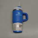 STANLEY Quencher H2.0 Tumbler with Handle and Straw 14 oz | Flowstate 3-Position Lid | Cup Holder Compatible for Travel | Insulated Stainless Steel Cup | BPA-Free | Azure