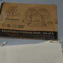 Vegetable Storage Bags Set of 3, 11.8" x 15.7", 11.8" x 15.7", 7.9" x 9.8"