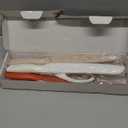 Astercook Knife Set, 13 Pieces Kitchen Knives Set with Healthy Anti-Rust Coating, Dishwasher Safe, Stainless Steel Chef Knife Sets with 6 Blade Guards, Perfect Holiday Gifts for Kitchen (Large, Cream)