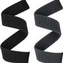 2 x Abanen Hook and Loop Quick Dry Watch Band for Fenix 8 47mm/ epix Pro 47mm / Fenix 7/6/5, 22mm Woven Nylon Ultralight Sport Wristband Strap for Garmin Instinct 2, Instinct 3 45mm