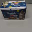 Blue Buffalo Tastefuls Purees Salmon Cat Food Topper, 3 oz, 12 ct | Resealable Twist Cap, Serve Over Food or as a Snack, Cat Food Complement (EXP 10/10/27)