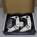 FCHOZY 2026 Upgraded Retro Gaming Console, Classic Video Games with 4K HDMI, 20,000+ Games and 23 Emulators, Nostalgia Game Stick Pro, Upgraded Dual 2.4G Wireless Controllers 64GB (White)