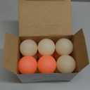 Vinsot Glow in The Dark Lacrosse Ball for Indoor Outdoor Games Night Practice Training & Practice Equipment Bulk Lacrosse Ball