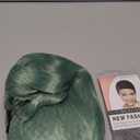 Mairead Mint Green Wig With Bangs Short Wavy Curly Bob Wig With Bangs Short Light green Wigs For Women Synthetic Heat Resistant Wigs for Halloween Costumes Cosplay Daily(Mint green) (Body)