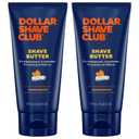 Dollar Shave Club | Shave Butter 6 ounce (2 Pack) Sandalwood | Translucent Shaving Cream for Sensitive Skin