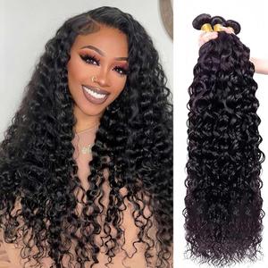 12A Human Hair Bundles Water Wave 22 24 26 Inch Curly Bundles Human Hair Brazilian Virgin 100% Unprocessed Hair for Black Women