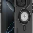 for iPhone 16 Pro Max Magnetic Cooling Case, Advanced IMD Technology, Aluminum Alloy Camera Frame, Compatible with MagSafe - Translucent Gray