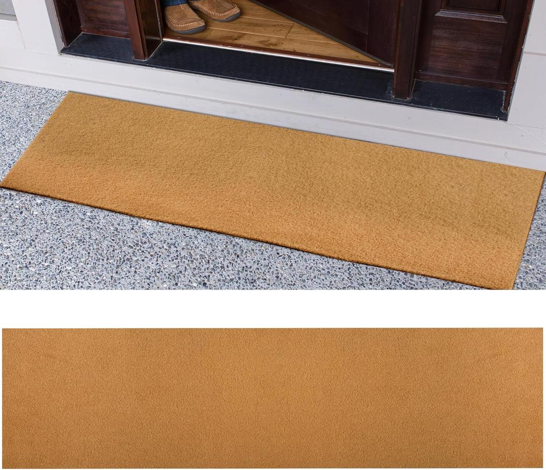 GRETJOB Long Coir Doormat, 60x15.7 Inch Artificial Blank Door Mats for Crafting, Plain Door Mat for Painting, Outdoor Large Decorative Door Rug Welcome Mat for Outside Home Entry