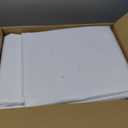 10-Pack White Tablecloths for Rectangle Tables, 60 x 102 Inches, Stain-Resistant Polyester Fabric for 6 Foot Tables - Washable Table Covers for Weddings, Banquets, Birthday, Parties, Events