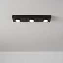 Globe Electric 3-Light Integrated LED Track Lighting, Matte Black, Adjustable Heads, Dimmable, 59941