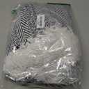 DII Herringbone Striped Collection Cotton Throw Blanket, 50x60, Nautical Blue