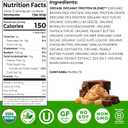 Orgain Organic Vegan Protein Bars, Peanut Butter Chocolate Chunk - 10g Plant Based Protein, Low Calorie Healthy Snacks, No Lactose or Soy Ingredients, Gluten Free, Non-GMO - 1.41 Oz (Pack of 12) (EXP 05/08/27)