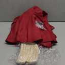 LHJ Friar Medieval Hooded Monk Renaissance Priest Robe Costume Cosplay (XX-Large, Red)