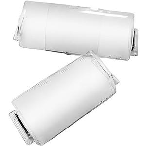 2PCS Transparent, Powerful Magnetic Vent Deflector, Vent Deflectors for Home Floor Adjustable from 9 Inches to 15 Inches in Size, Suitable for Ceiling Vents Floors and Side Walls