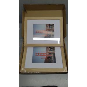 PHOTO PAINTING LANDMARK GOLDEN GATE BRIDGE CALIFORNIA FRAMED ART 9×12.3
